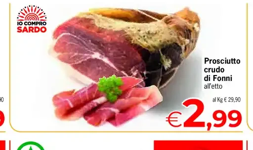 Prosciutto crudo di Fonni