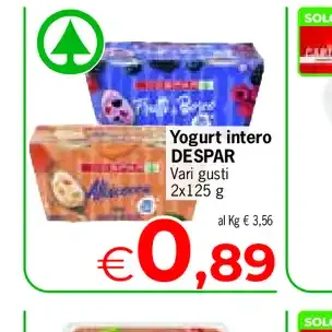 Yogurt intero Despar