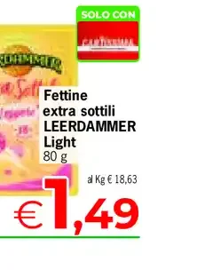 Fettine extra sottili Leerdammer Light