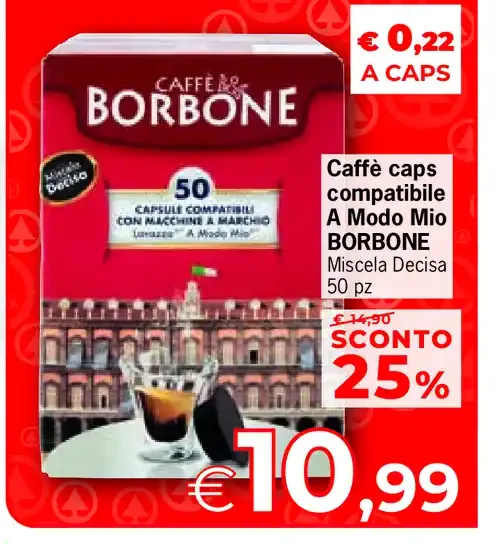 Caffè in capsule compatibili A Modo Mio