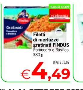 Filetti di merluzzo gratinati