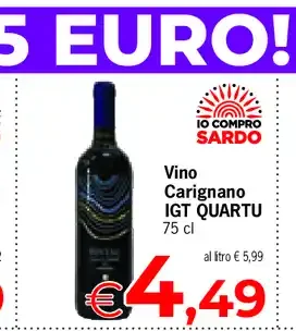 Vino Carignano IGT Quartu