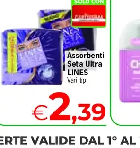 Assorbenti Seta Ultra Lines