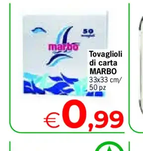Tovaglioli di carta Marbo