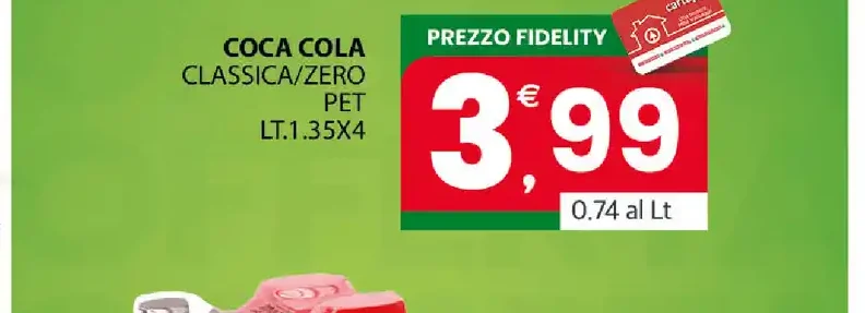 Coca Cola Classica/Zero PET