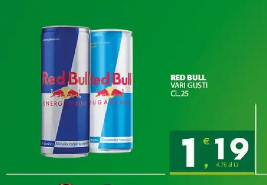 Red Bull vari gusti