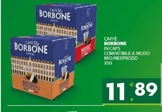 Caffè Borbone in capsule compatibile Nespresso