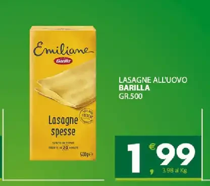 Lasagne all'uovo Barilla