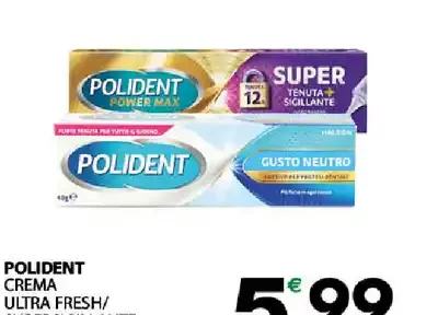 Polident crema ultra fresh