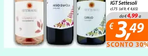 Vino Nero d’Avola Grillo Syrah Rosé