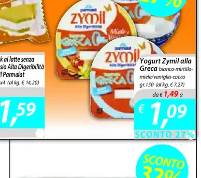 Yogurt Zymil alla frutta
