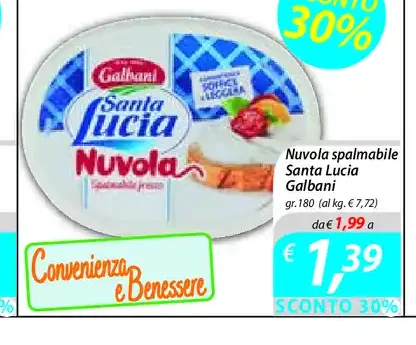 Nuvola spalmabile Santa Lucia