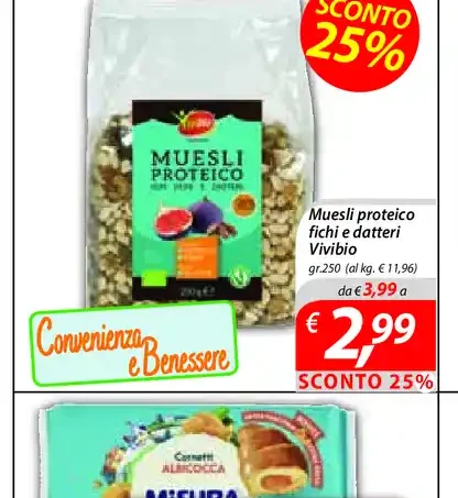 Muesli proteico