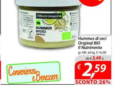 Hummus di ceci