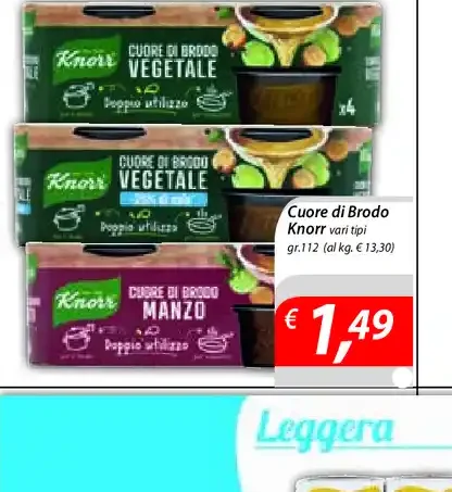 Cuore di brodo vegetale