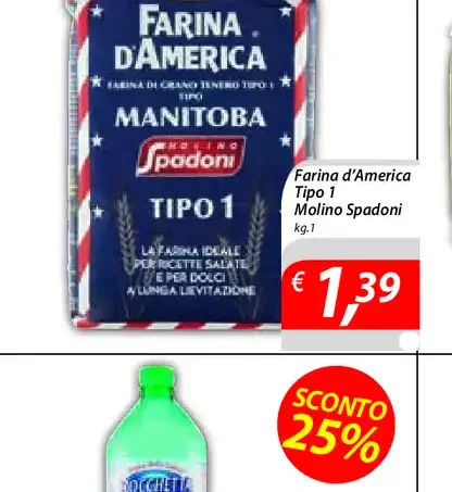 Farina d’America tipo 1