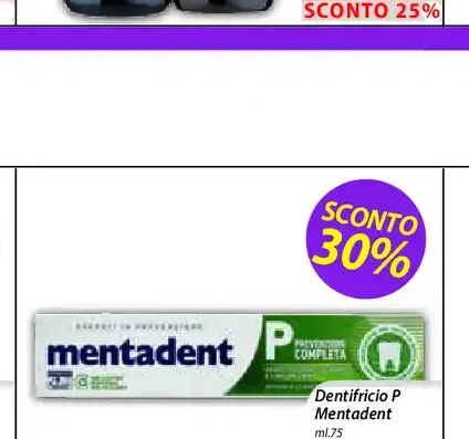 Dentifricio Mentadent P