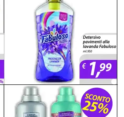 Detersivo pavimenti alla lavanda Fabuloso