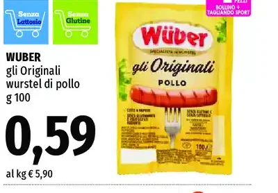 wurstel di pollo