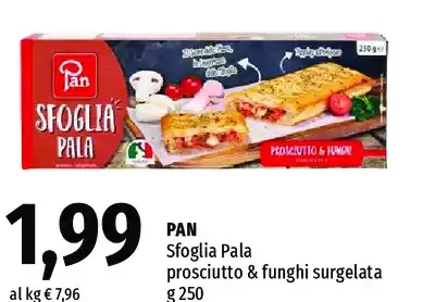 sfoglia pala prosciutto e funghi