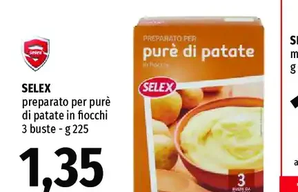 preparato per purè di patate