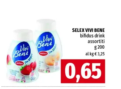 Vivi Bene bifidus drink Selex