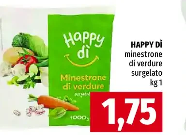 minestrone di verdure surgelato