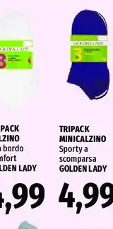 Tripack calzino con bordo comfort