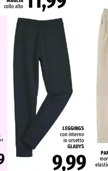 Leggings con interno in orssetto Gladys