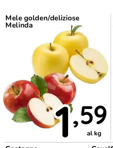 Mele golden/deliziose Melinda