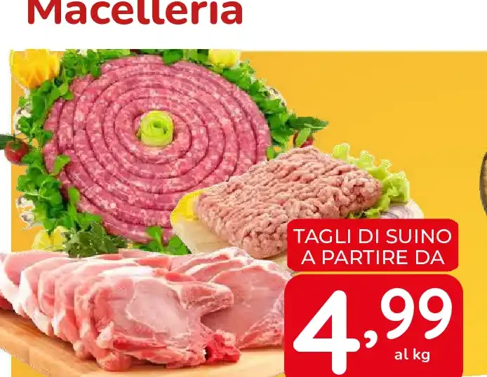 Tagli di suino
