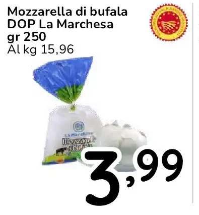 Mozzarella di bufala DOP La Marchesa