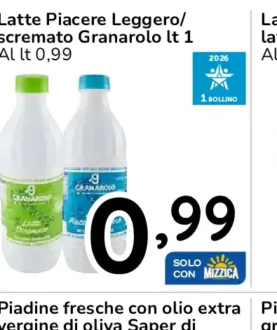 Latte Piacere Leggero Granarolo