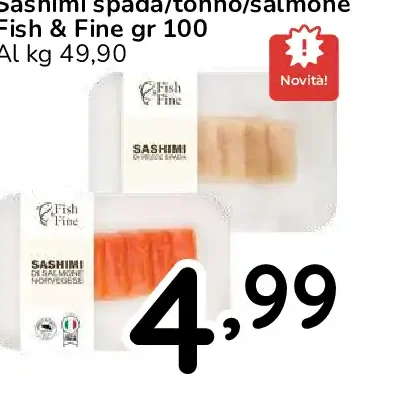 Sashimi spada/tonno/salmone Fish & Fine
