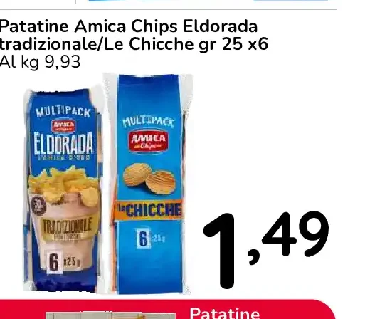 Patatine Amica Chips Eldorada