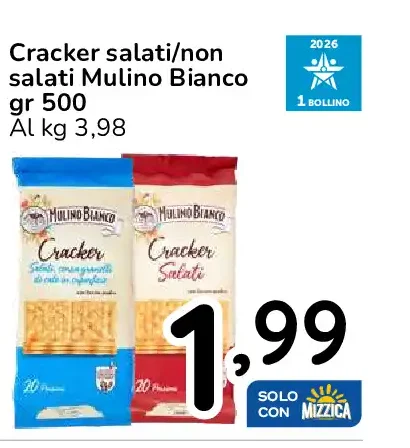 Cracker salati Mulino Bianco