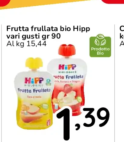 Frutta frullata bio Hipp vari gusti