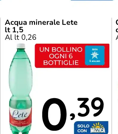 Acqua minerale Lete