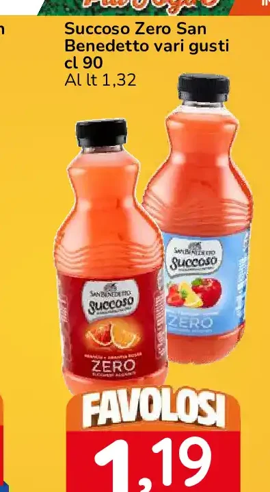 Succoso Zero San Benedetto vari gusti
