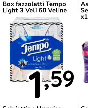 Box fazzoletti Tempo Light 3 Veli