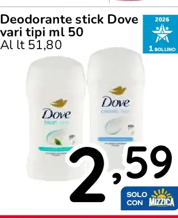 Deodorante stick Dove