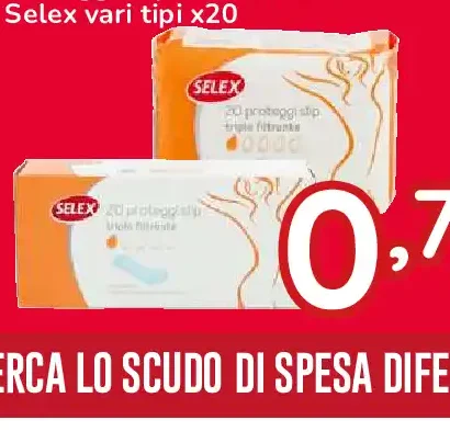 Proteggi slip anatomici Selex