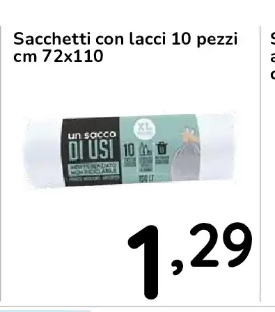 Sacchetti con lacci