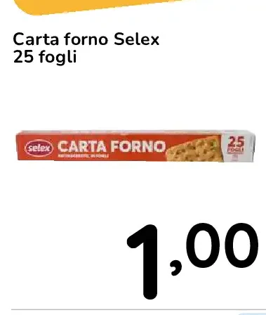Carta forno Selex