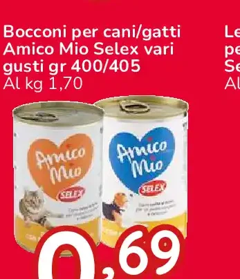Bocconi per cani/gatti Amico Mio Selex