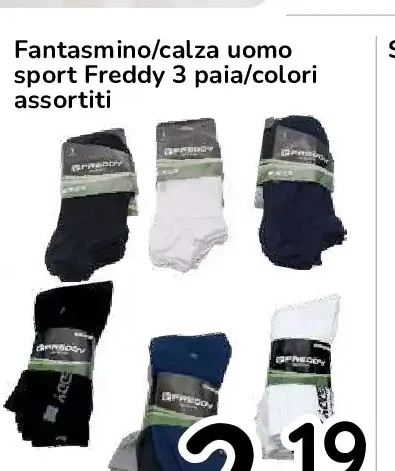 Fantasmino/calza uomo sport Freddy