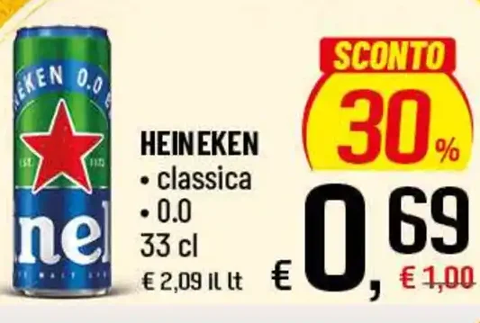 Birra Heineken 0.0