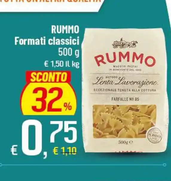 Pasta formati classici