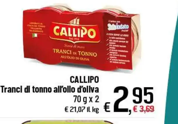Tranci di tonno all'olio d'oliva