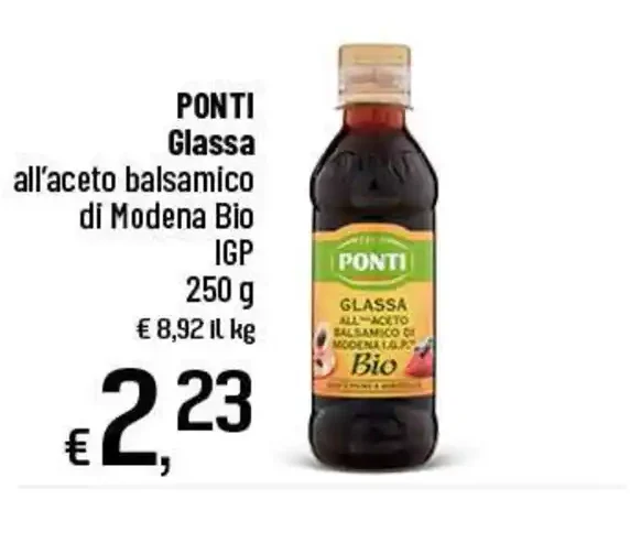 Glassa all’aceto balsamico di Modena Bio IGP